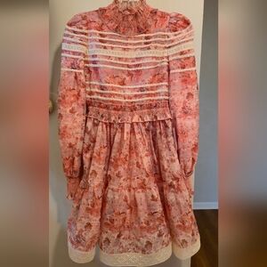 Ivy City Co Pink Floral Mini Dress